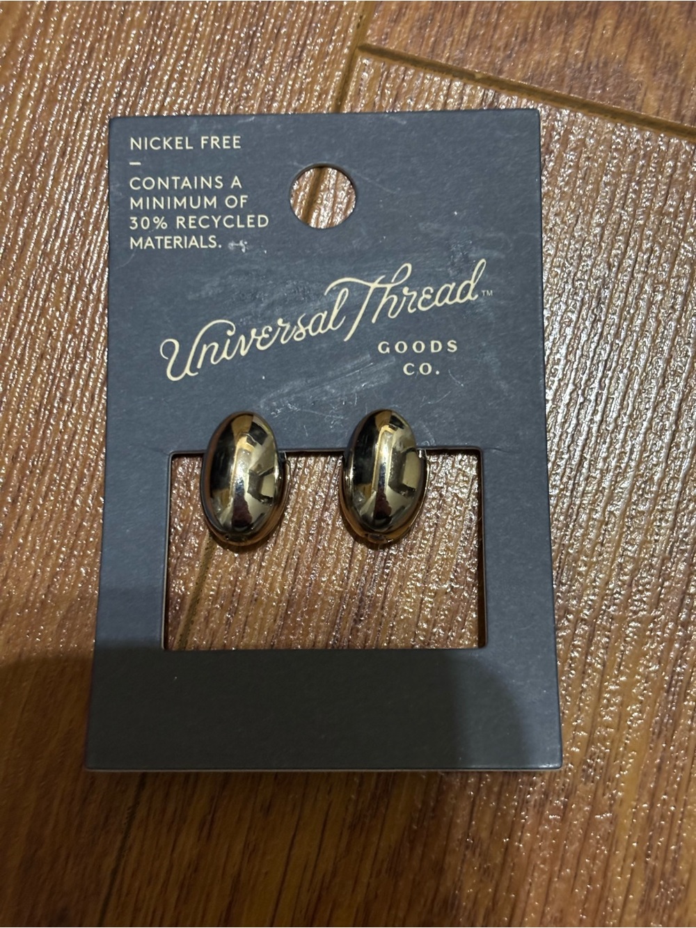Universal Thread silver huggy hoop Earrings